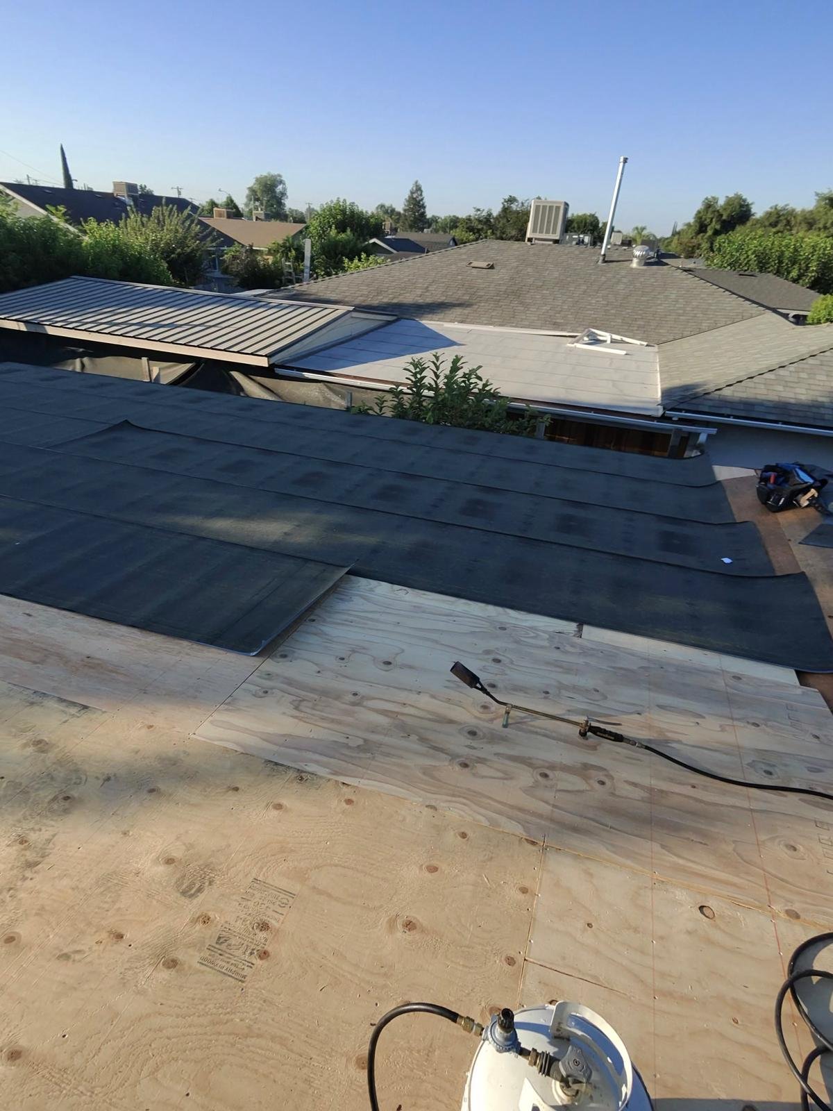 Completed roofing project by Professional Roofing Inc